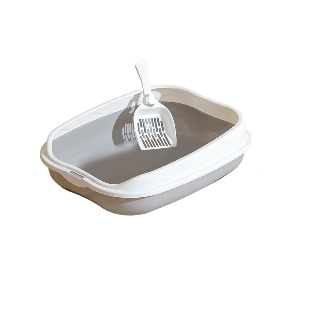 Splash-Proof Semi-Enclosed Cat Litter Box