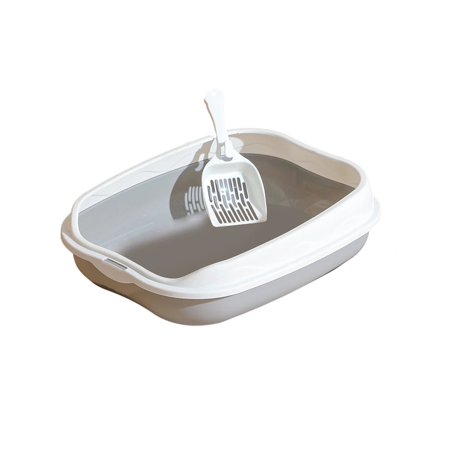 Splash-Proof Semi-Enclosed Cat Litter Box