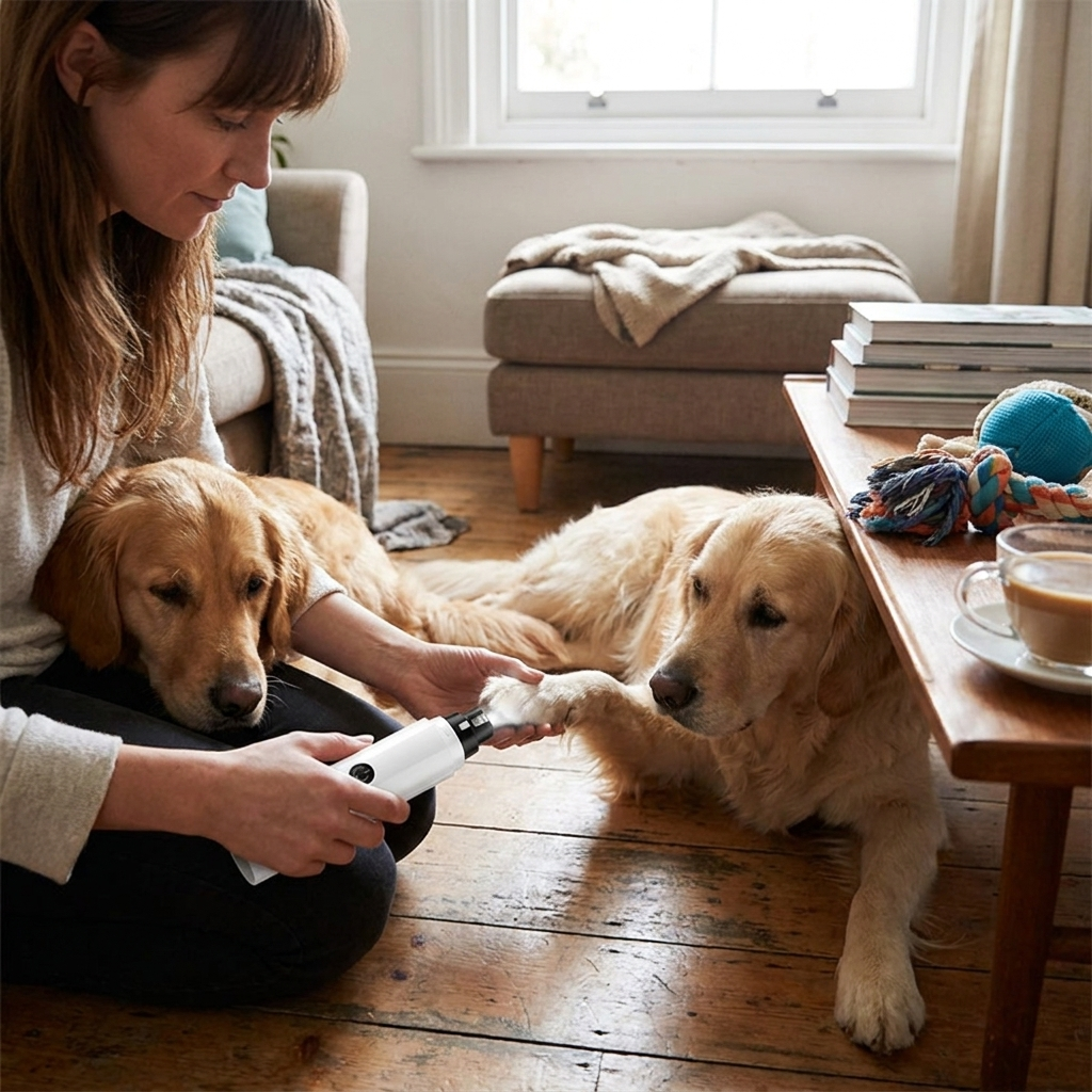 Pet nail grinder lifestyle